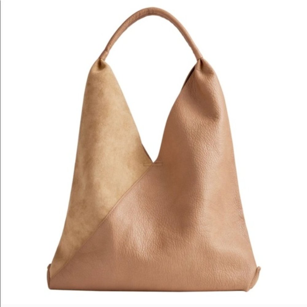 SHIRALEAH Vegan Leather Arden Tote, Tan - NWT